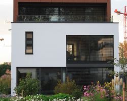 Fotograf: Seepe und Hund Architekten Einfamilienhaus Gartenansicht